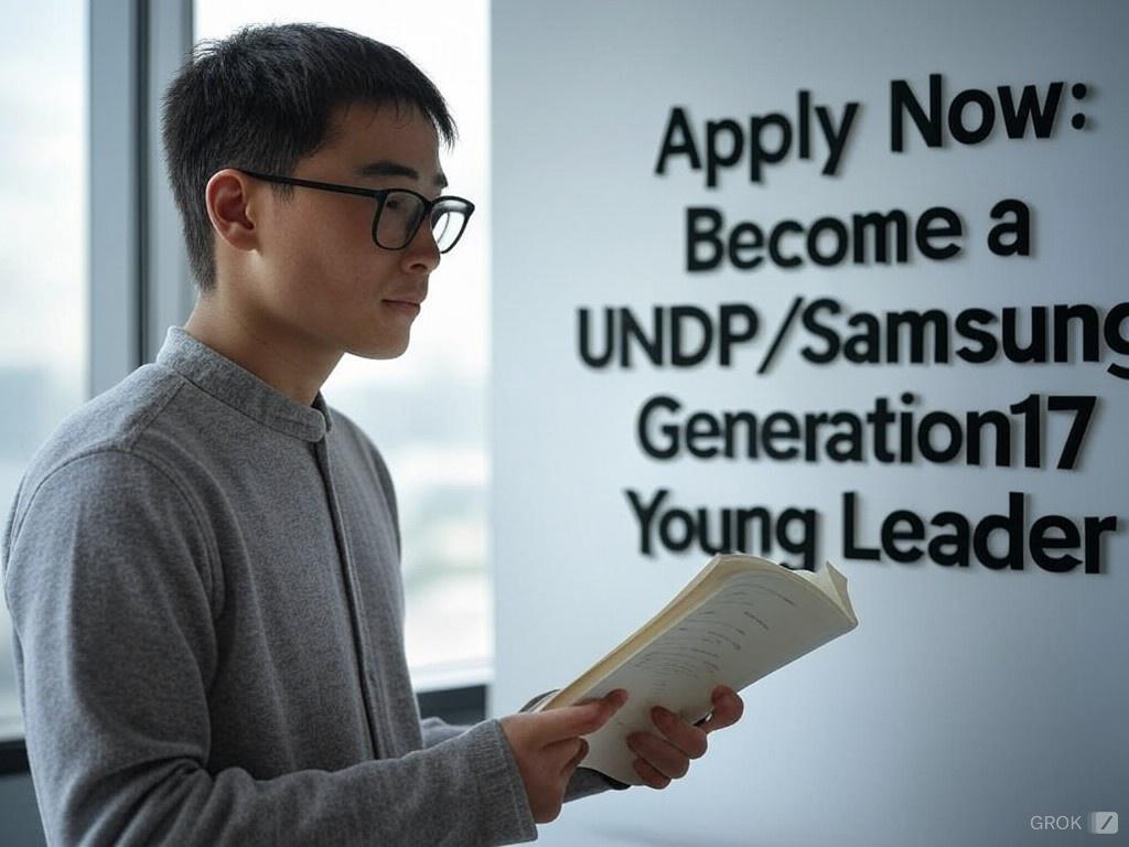 Apply Now: Become a UNDP/Samsung Generation17 Young Leader!