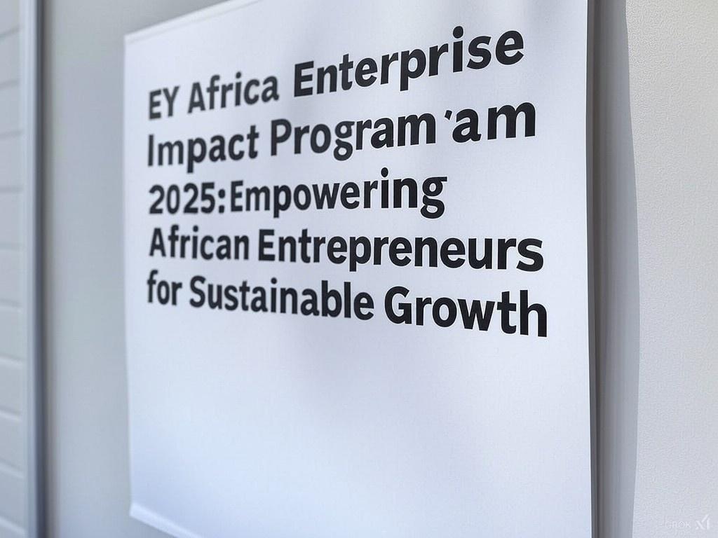 EY Africa Enterprise Impact Program 2025: Empowering African Entrepreneurs for Sustainable Growth