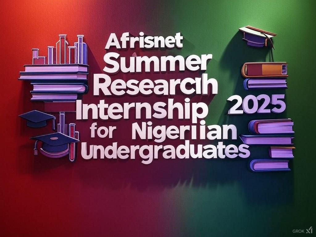 Afrisnet Summer Research Internship 2025 for Nigerian Undergraduates