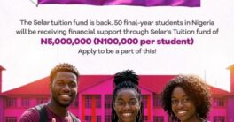 Link To Apply For Selar Tuition Support Project For Nigerians