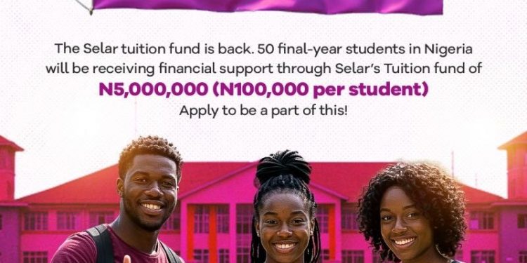 Link To Apply For Selar Tuition Support Project For Nigerians