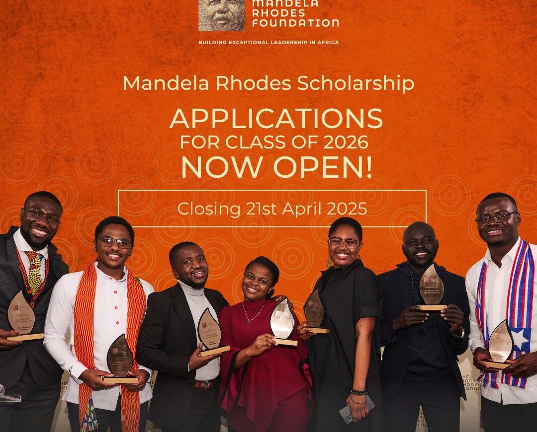 Study in one of the South African Universities: Mandela Rhodes Foundation Scholarships for African Students 2025  