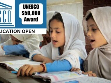 Link to Apply For The UNESCO Prize for Girls and Women Education