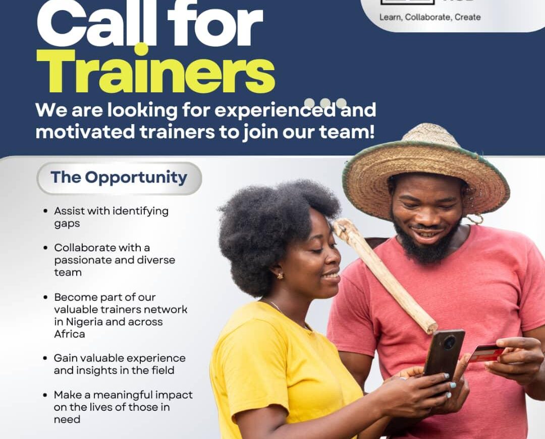 CALL FOR FACILITATORS/TRAINERS