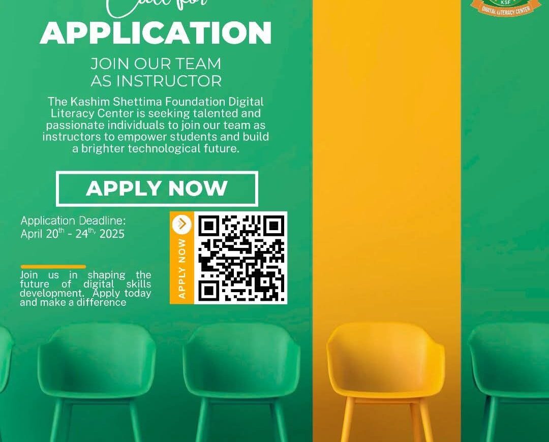 Apply Now and Join The Kashim Shettima Foundation Digital Literacy Center