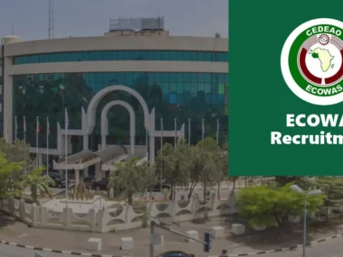 Link To Apply For The ECOWAS Recruitment 2025