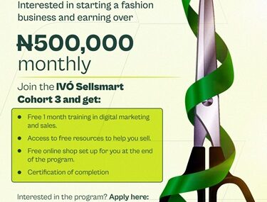 Call for Applications: IVÓ SellSmart Incubator Program | N500000 Grant Training Mentorship and other Benefits