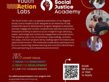 Apply to the Youth Action Labs by Citizen Commons International