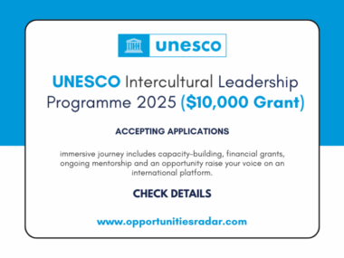 UNESCO Intercultural Leadership Program 2025