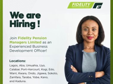 Fidelity Pension Managers Limited recruiting across multiple locations nationwide
